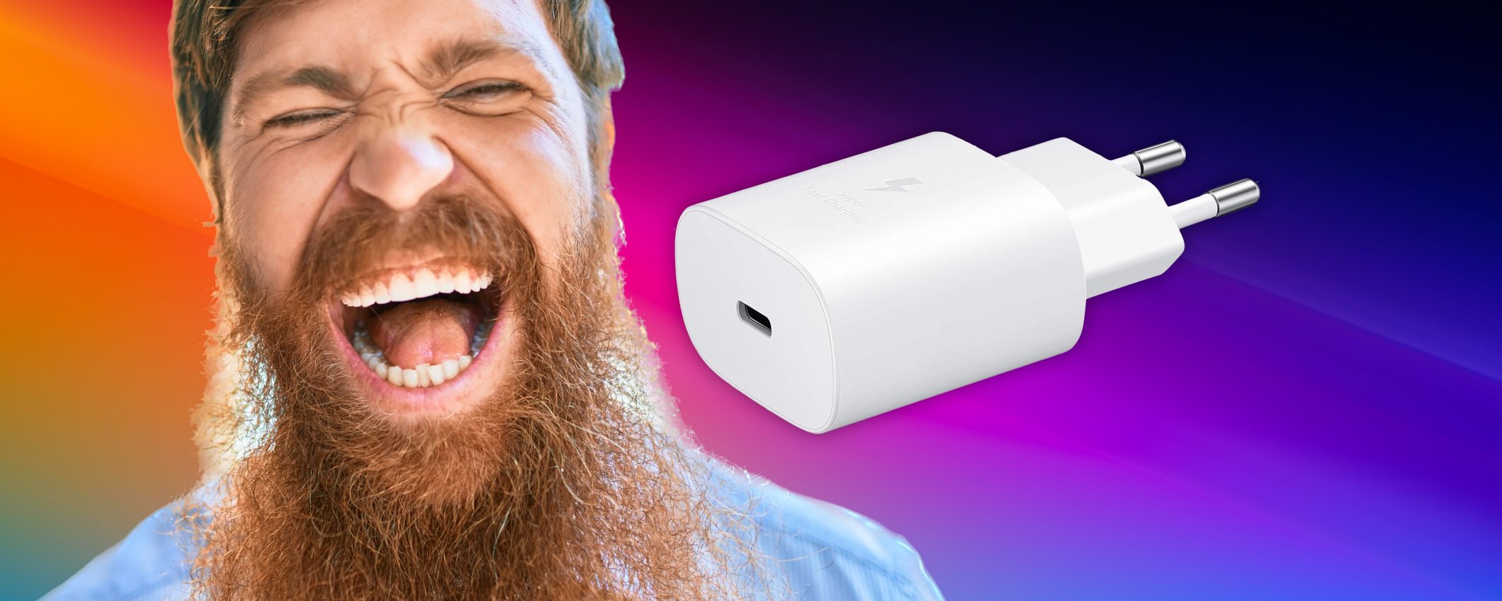 Caricabatterie USB-C 25W Samsung: SCONTO 30%