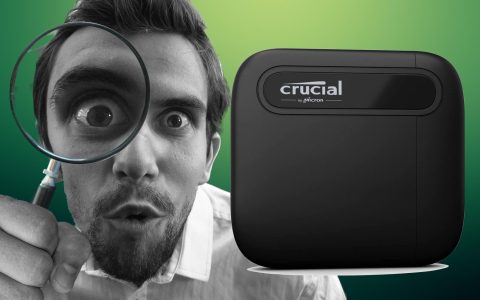 SSD Portatile Crucial X6 1TB, REGALATA sconto 41%