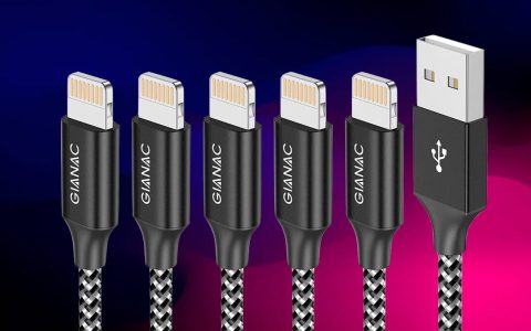 Cavo Lightning certificato: set da 5 a meno di 2€ l'uno