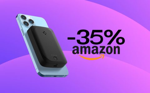 Powerbank MagSafe in OFFERTA Amazon: risparmia subito il 35%