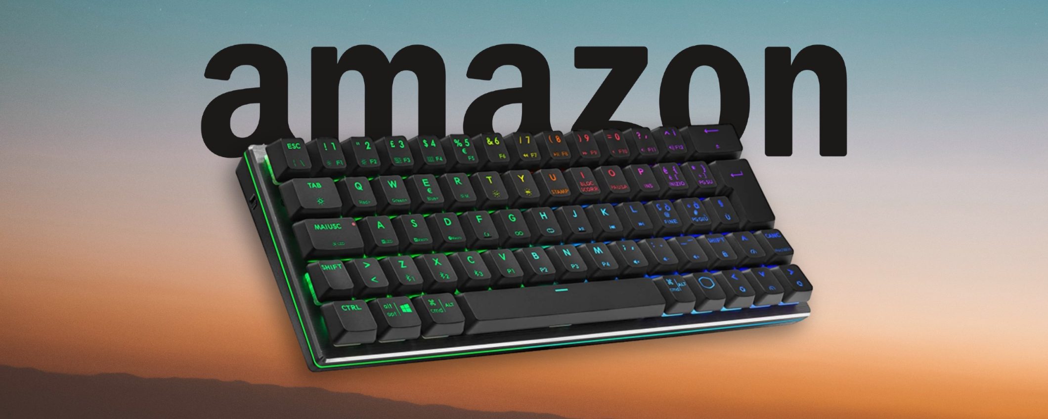 Tastiera meccanica per Mac in OFFERTA a meno di 70€: tutta la qualità di Cooler Master