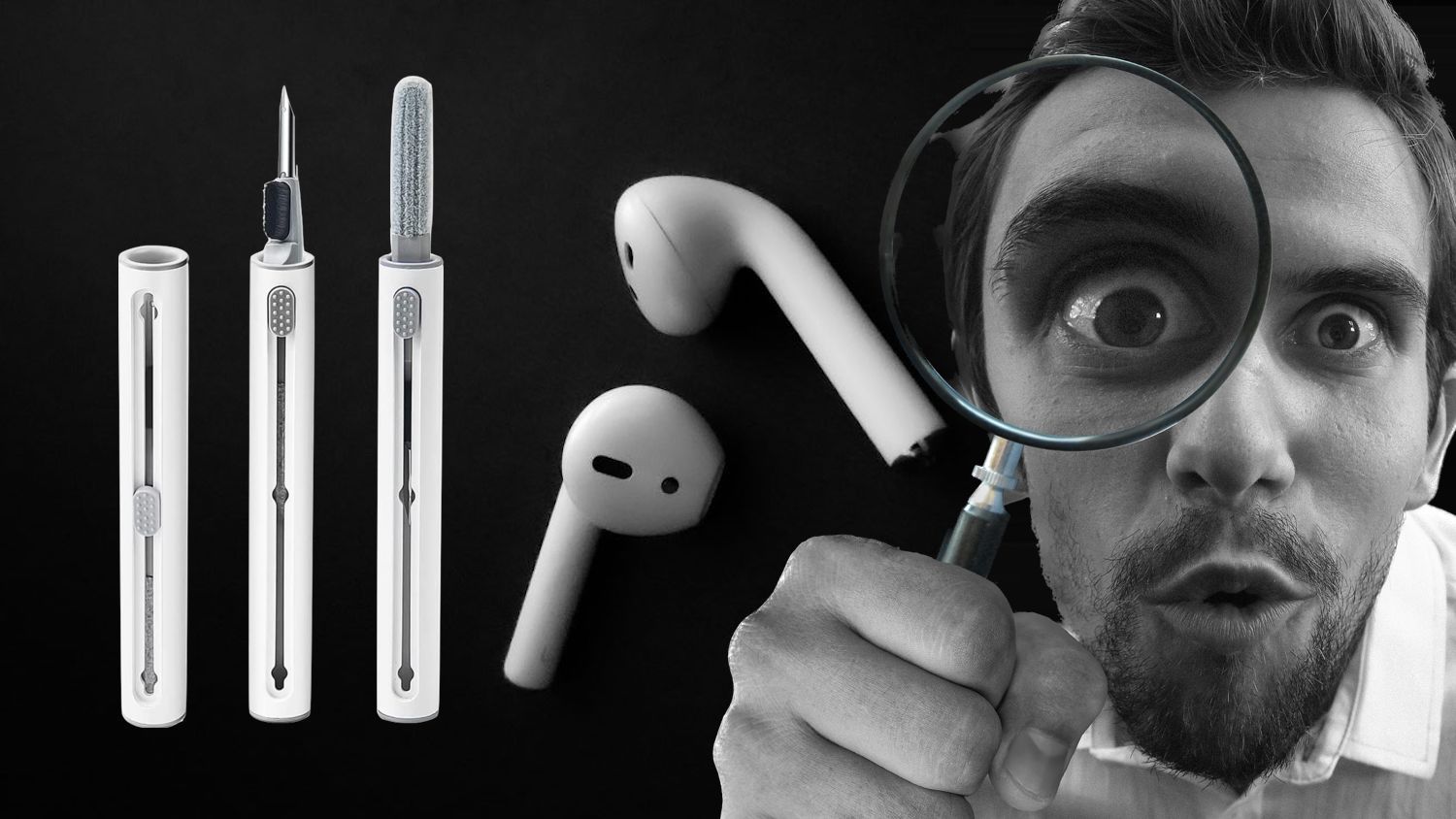 Kit per la pulizia AirPods e dispositivi elettronici: solo 5€ spedito