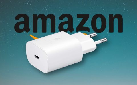 Caricabatterie Samsung USB-C 25W: il -35% è un REGALO di Amazon