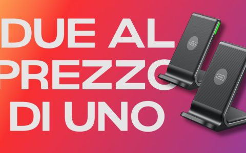 Due caricabatterie wireless al PREZZO DI UNO (con Ricarica Rapida)