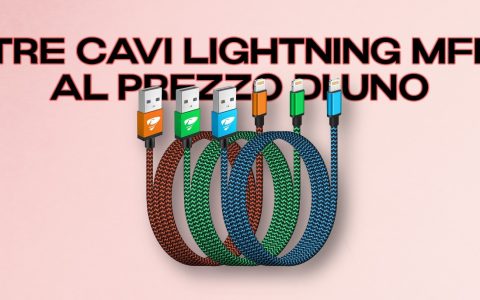 Cavo Lightning con rivestimento in nylon: PRENDI TRE PAGHI UNO, su Amazon