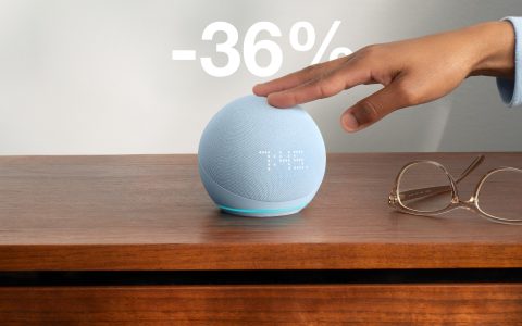 Echo Dot 5ª gen 2022 con Orologio: PREZZO TOP con lo sconto del 36%