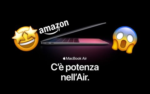 MacBook Air M1: con lo sconto Amazon del 21% scende a 969€