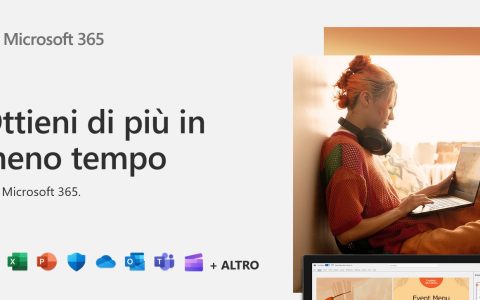 Microsoft 365 Personal: abbonamento di 1 anno in OFFERTA su Amazon (-33%)