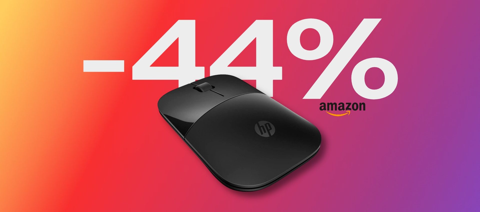 Mouse wireless HP Z3700: con lo SCONTO Amazon del 44% è REGALATO