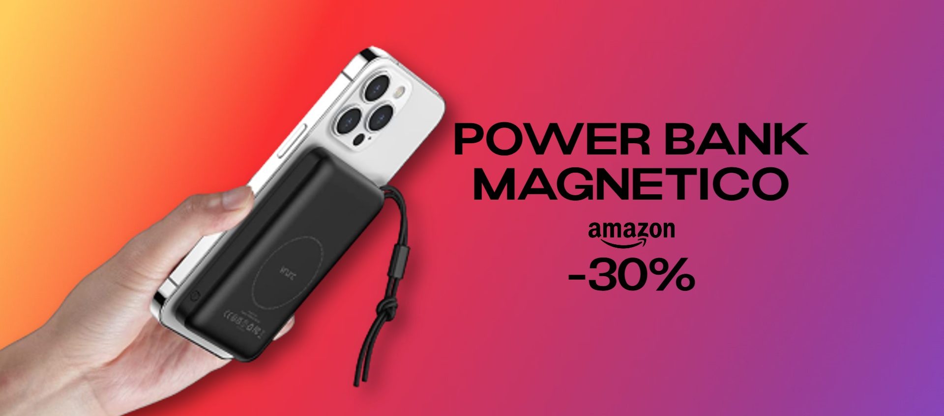 Powerbank magnetico con ricarica rapida: Sconto + Coupon