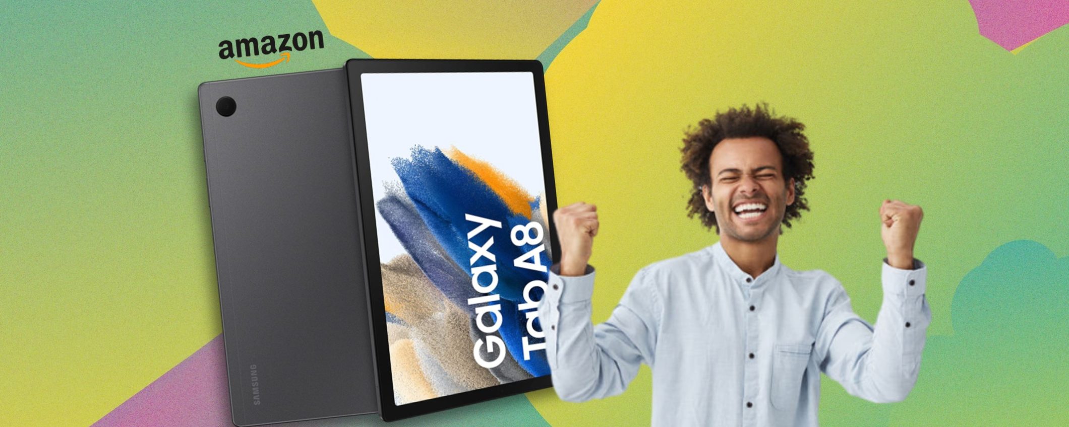 Samsung Galaxy Tab A8: il tablet #1 più venduto su Amazon è in OFFERTA a meno di 195€