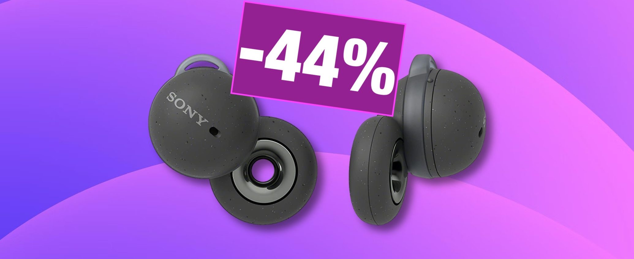 Sony LinkBuds: auricolari wireless SCONTATI del 44% su Amazon