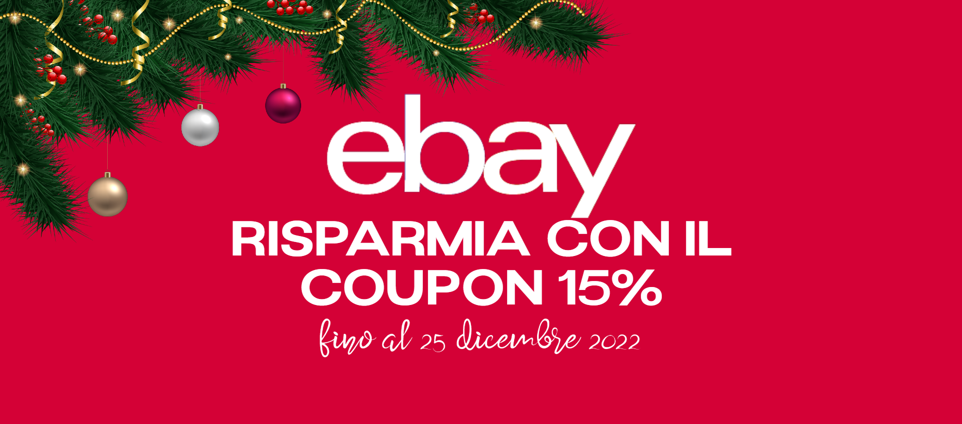 eBay: ecco il CODICE per risparmiare il 15% sui regali di Natale, ci sono anche Apple Watch e AirPods