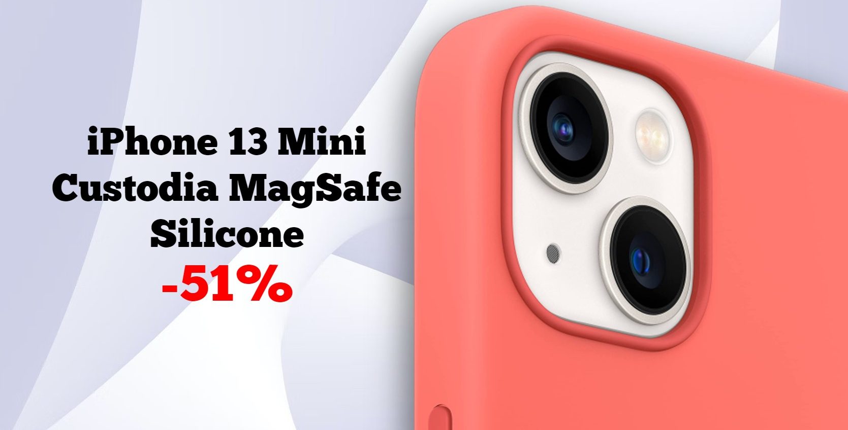 Custodia MagSafe in silicone per iPhone 13 Mini: PROMO BOMBA -51%