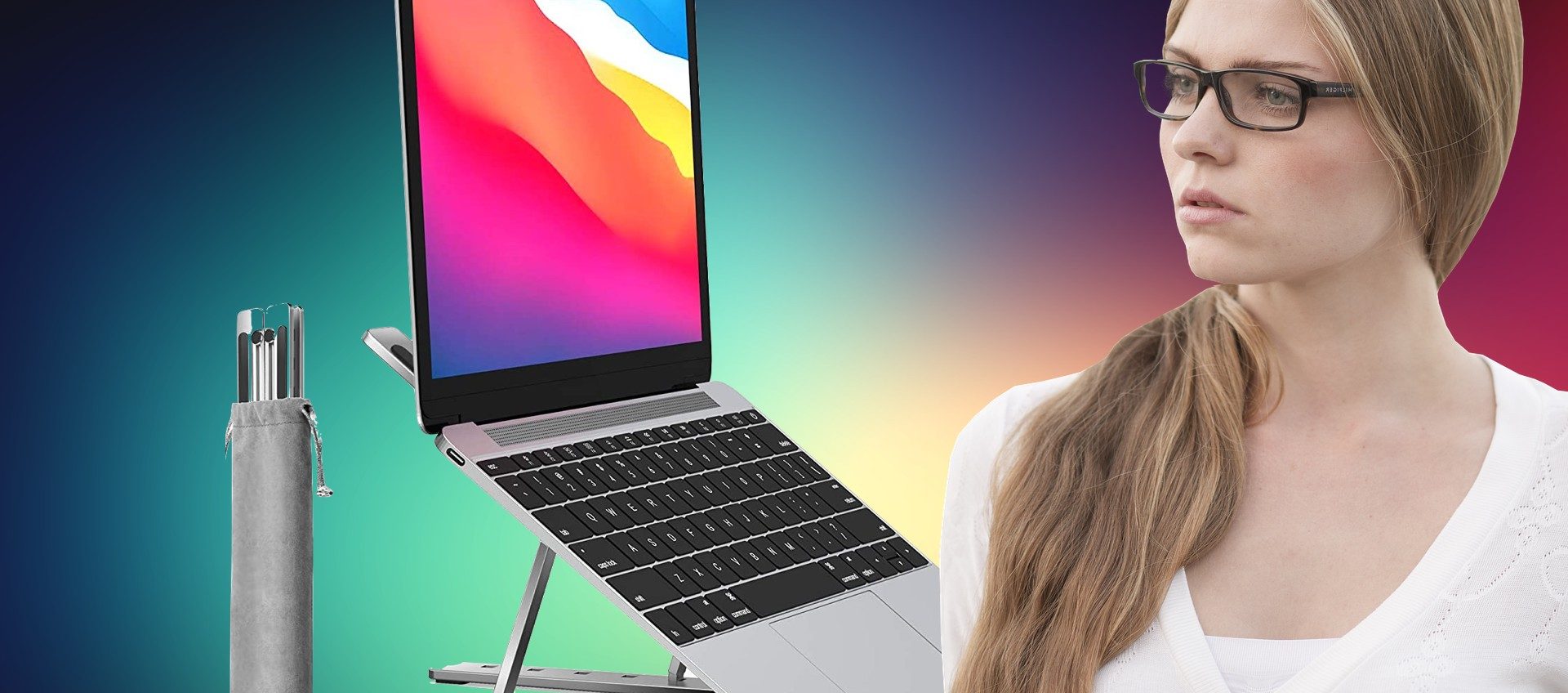 Supporto MacBook: perfetta areazione e ergonomia