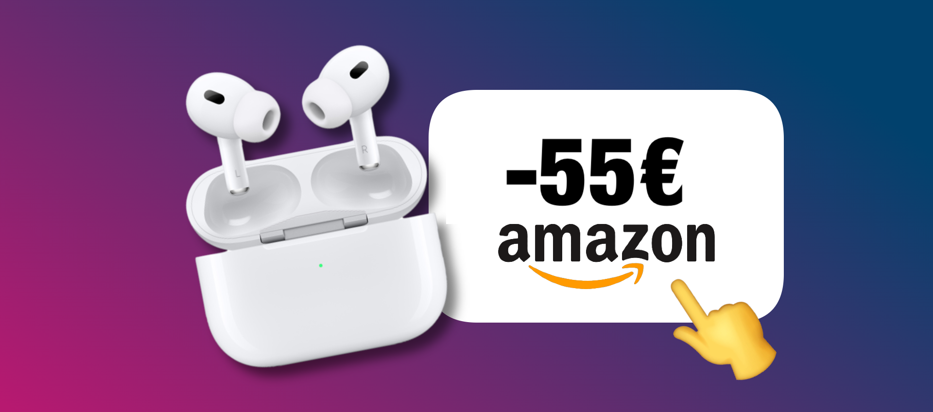 AirPods Pro 2ª gen: i migliori auricolari wireless sul mercato SCONTO 55€