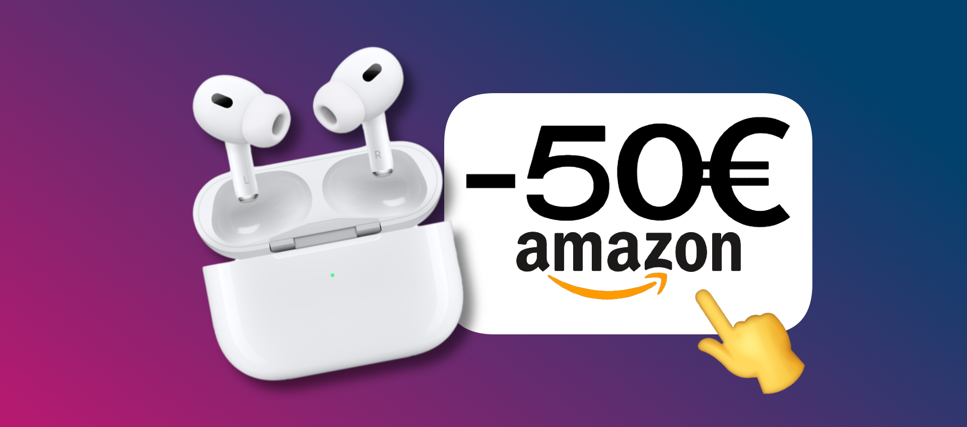 AirPods Pro 2ª gen: il prezzo CONTINUA A SCENDERE su Amazon