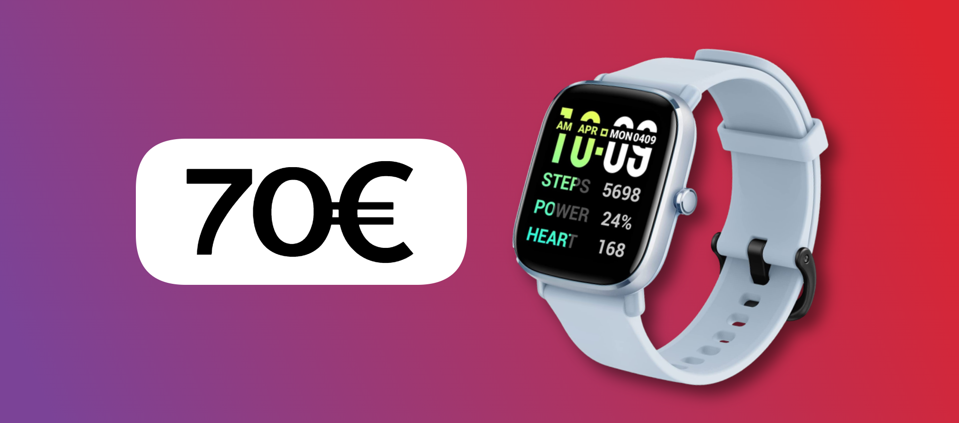 Apple Watch? No, ma il GTS 2 Mini a soli 70€ è tanta roba (-22%)