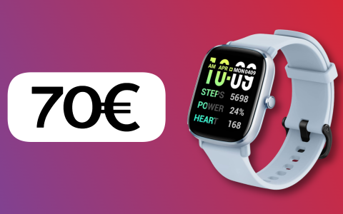 Apple Watch? No, ma il GTS 2 Mini a soli 70€ è tanta roba (-22%)