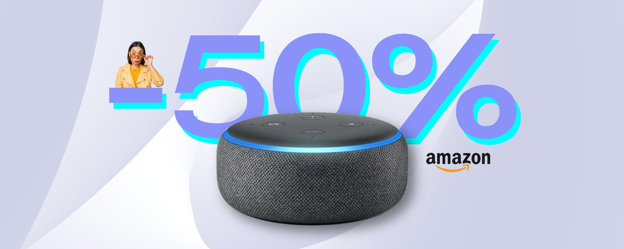 Echo Dot 3ª gen: con lo SCONTO del 50% non ci sono scuse, deve essere tuo!