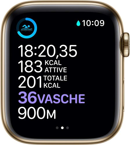 Apple Watch Series 6 - GPS Cellular - Oro - Face