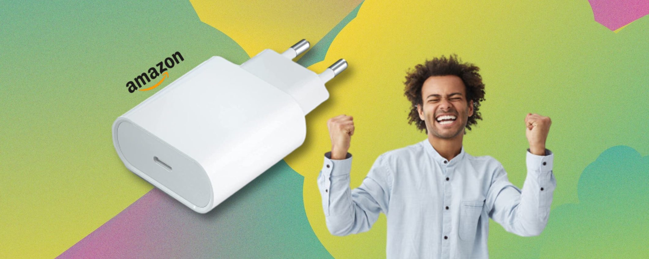 Caricabatterie USB-C da 25W a soli 10€ su Amazon: minima spesa, massima resa