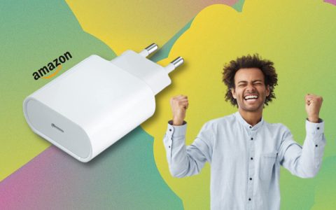 Caricabatterie USB-C da 25W a soli 10€ su Amazon: minima spesa, massima resa