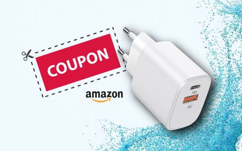 Caricabatterie USB-C e USB-A da 20W in OFFERTA a meno di 8€