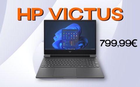 HP Victus: pazzesco notebook da gaming in OFFERTA a meno di 800€