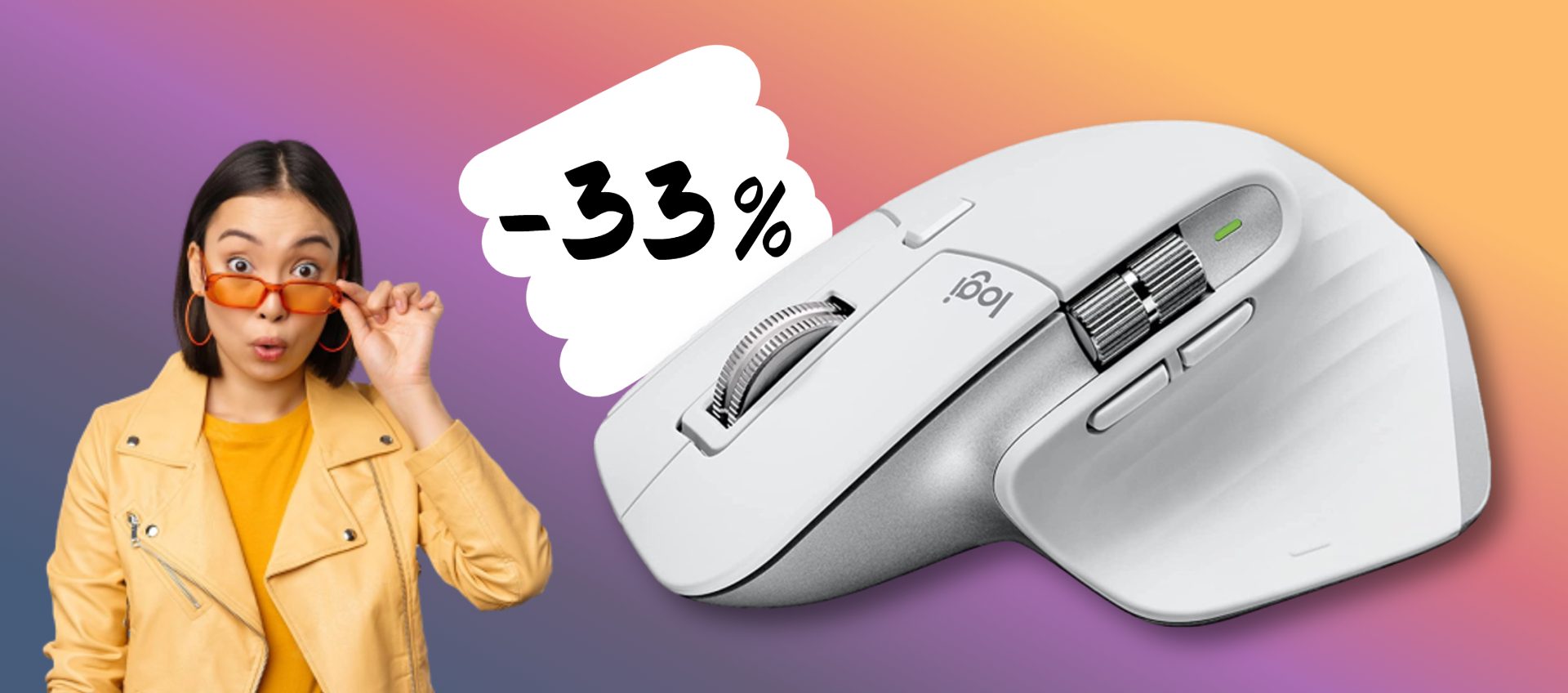 Logitech MX Master 3S, il mouse più amato dagli utenti Mac (-33%)