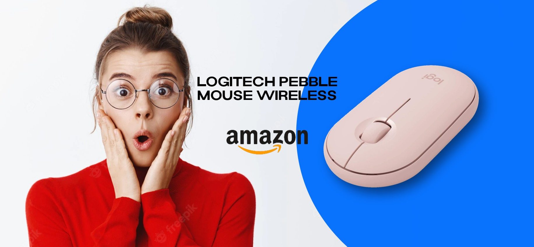 Logitech Pebble, mouse wireless silenzioso e preciso: SCONTO 40%