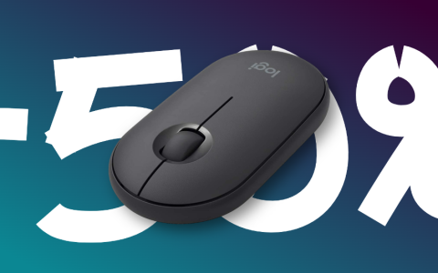 Amazon ci vuole bene e sconta del 50% il mouse Pebble di Logitech