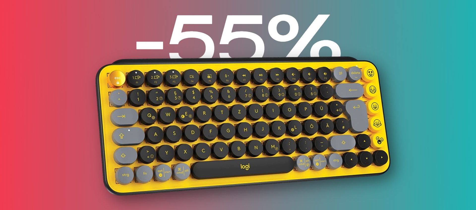 Logitech Pop Keys: la tastiera meccanica per Mac è in super sconto su Amazon (-55%)