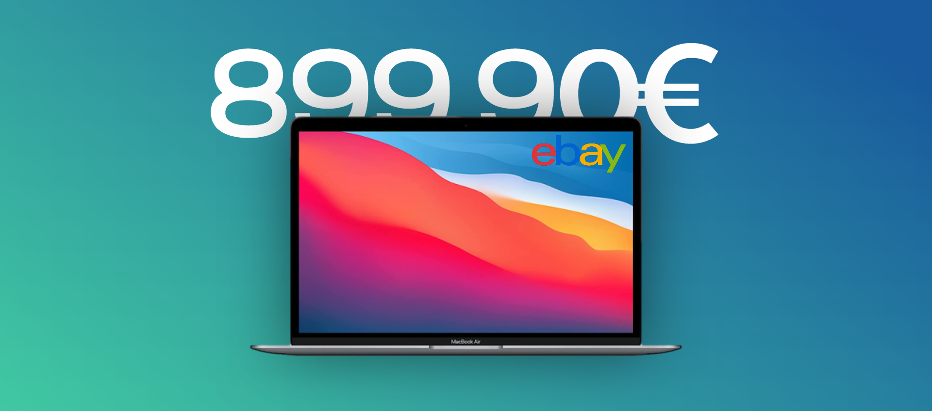 MacBook Air M1: eBay te lo propone in PROMO a 899€!