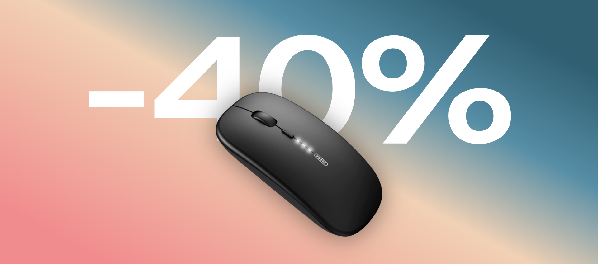 Mouse wireless ultra-sottile e in (ultra) SCONTO: risparmia il 40%