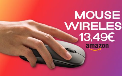 Mouse wireless sottile e silenzioso per PC e Mac a poco più di 10€: SCONTO + COUPON