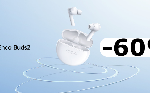 Oppo Enco Buds2, gli auricolari wireless sono scontati del 50% su Amazon