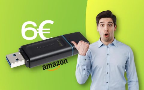 Penna USB 3.2 Kingston Exodia 64GB: OFFERTA 6€ con spedizioni