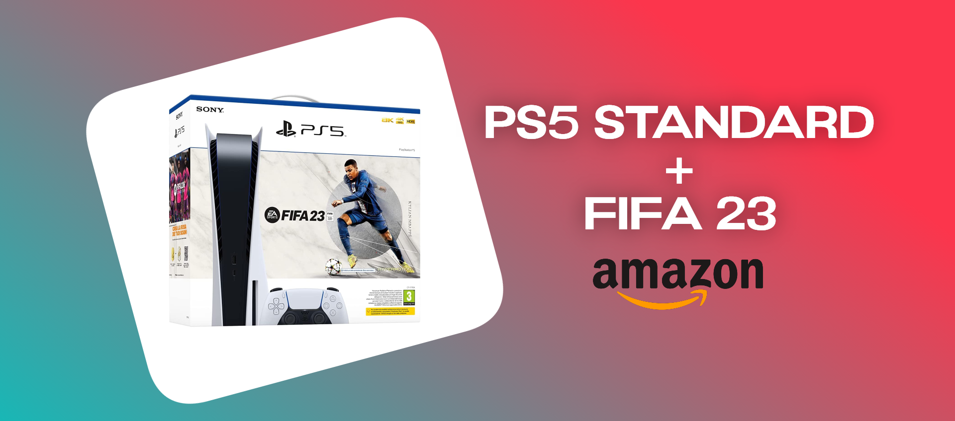 PlayStation 5 Standard + FIFA23 + FUT VCH OFFERTA Amazon