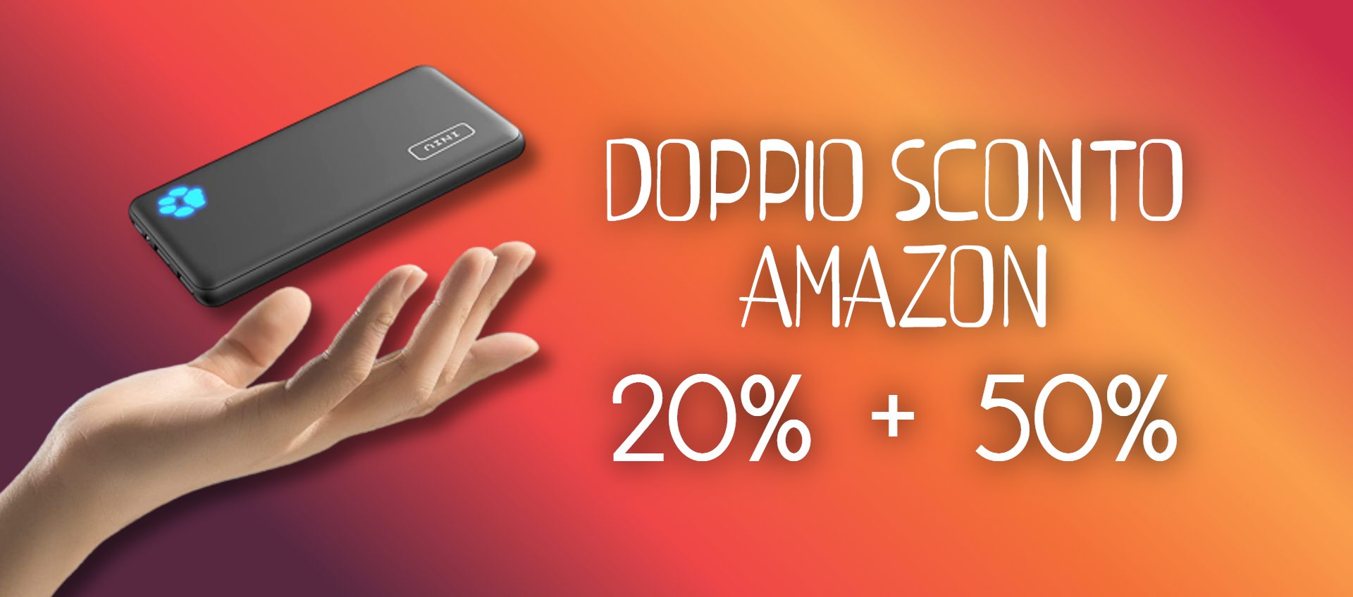 Power bank 10.000mAh da prendere subito: oltre il 50% di SCONTO su Amazon