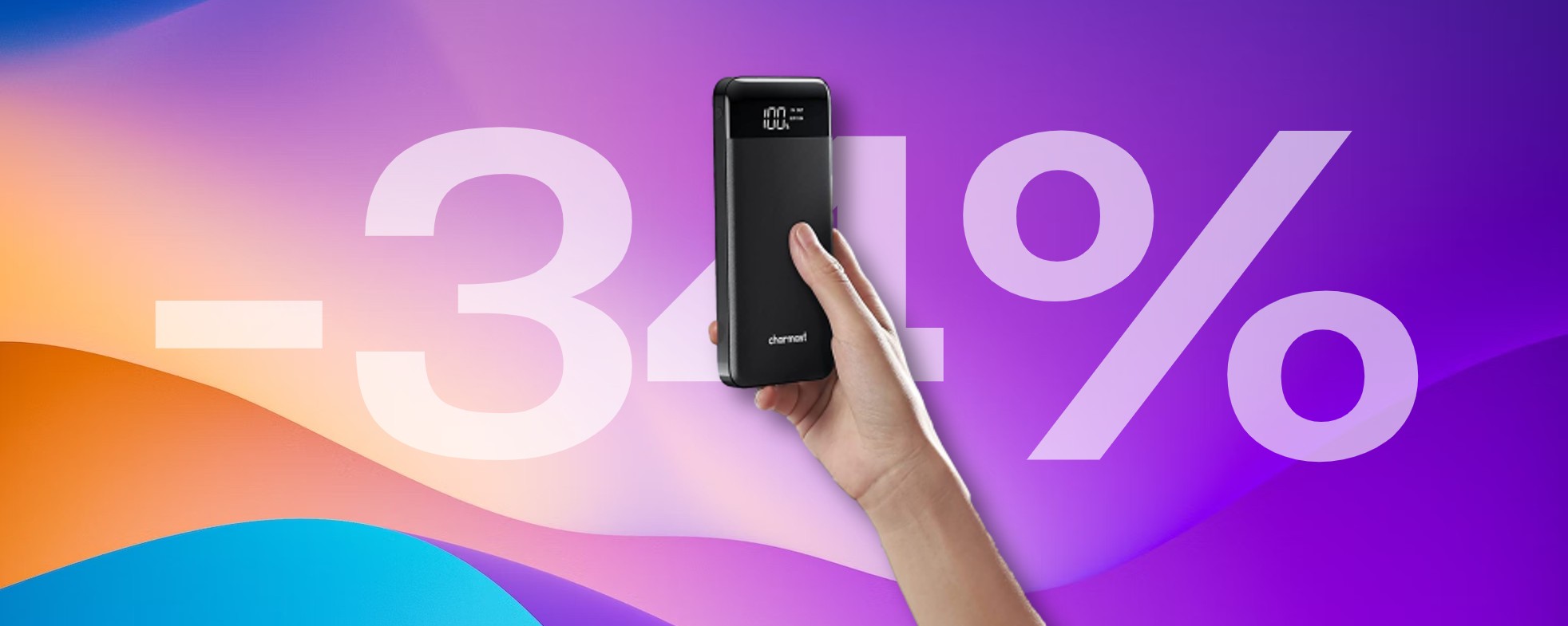 PowerBank con display in OFFERTA a meno di 18€