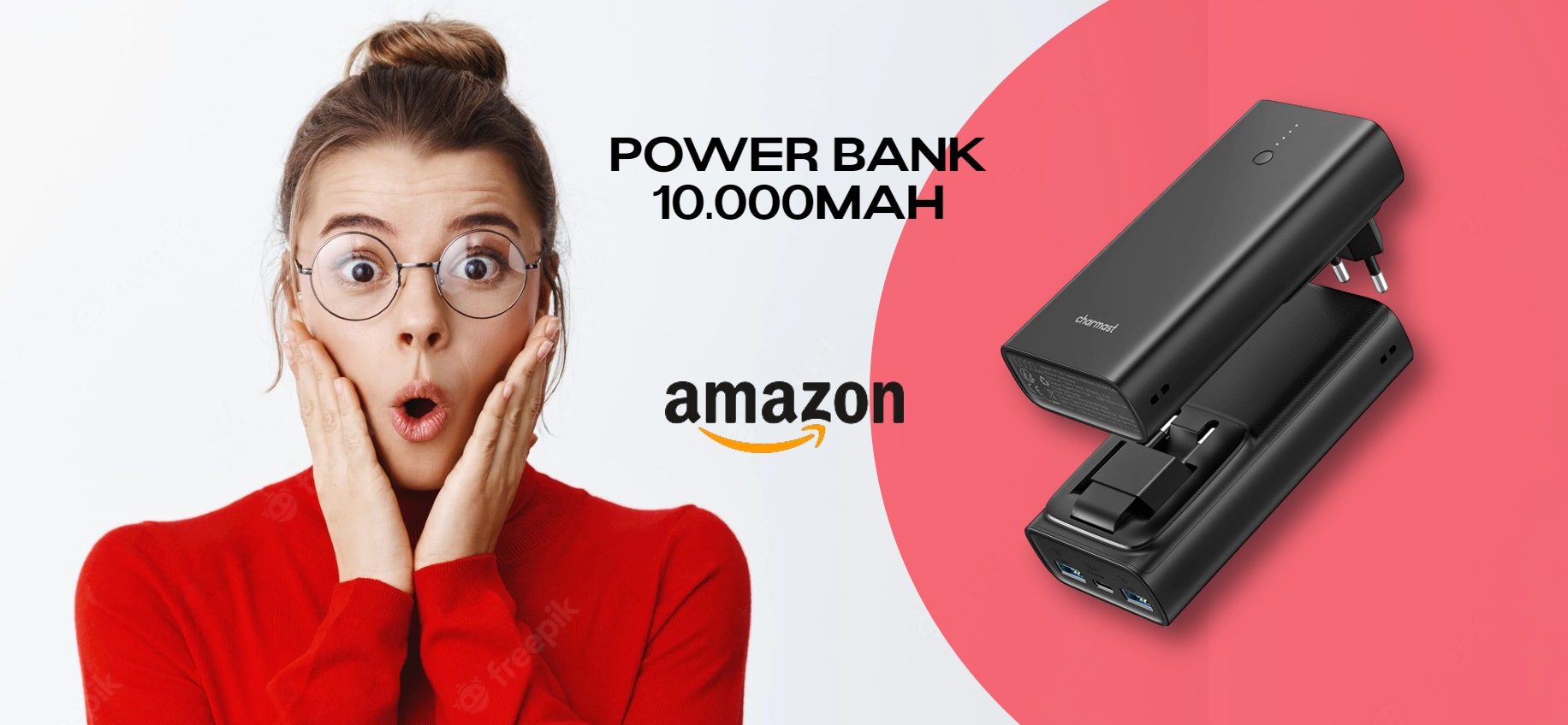 PowerBank capiente con USB-C e presa elettrica: Sconto + Coupon