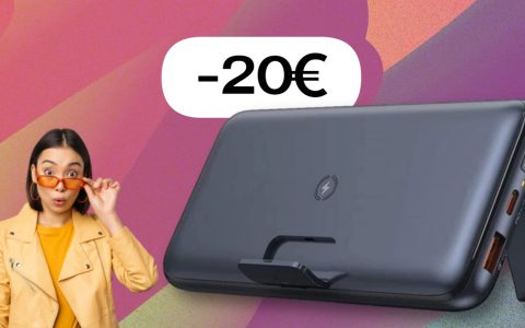 Power Bank 20.000mAh wireless (e non solo): RISPARMIA 20€ con il coupon Amazon