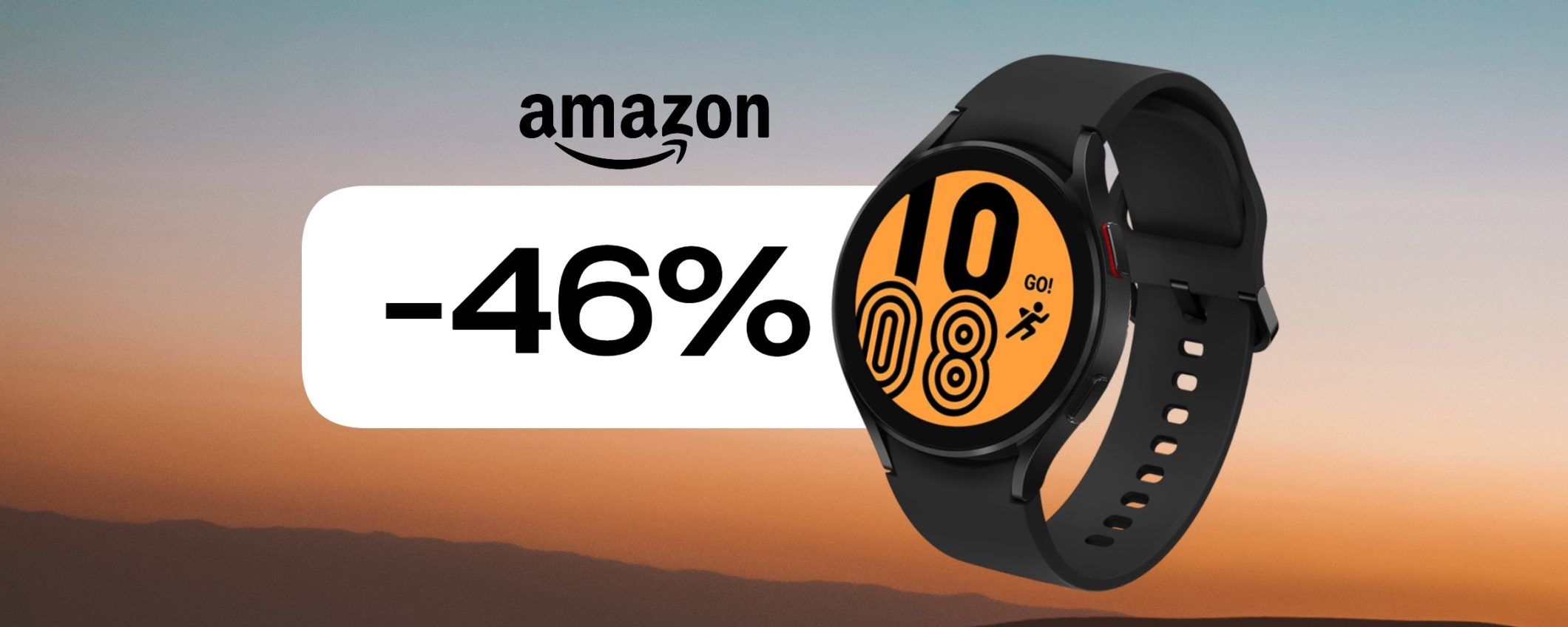 Samsung Galaxy Watch4 LTE da 44mm: FOLLIA AMAZON con lo sconto del 46%