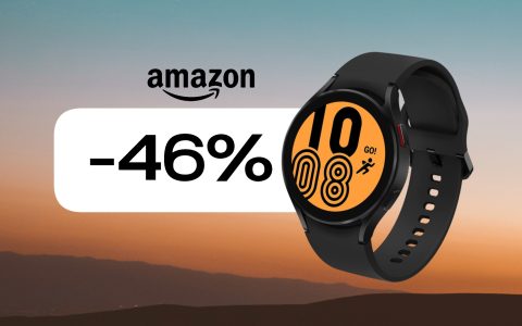 Samsung Galaxy Watch4 LTE da 44mm: FOLLIA AMAZON con lo sconto del 46%