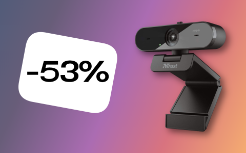 Trust Taxon 2K, la webcam perfetta per le tue videocall (-53% Amazon)