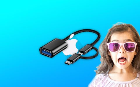 Adattatore 2 in 1: converte USB-A in USB-C e Micro-USB