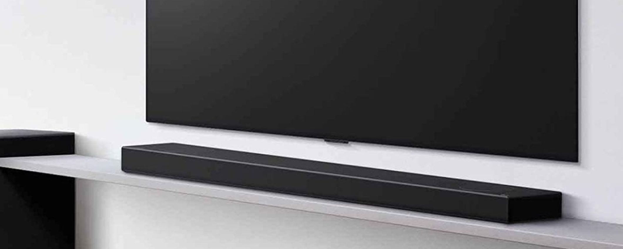 Soundbar LG da 520 W a 5.1.2 Canali Meridian compatibile con AirPlay, 300 euro di sconto su Amazon