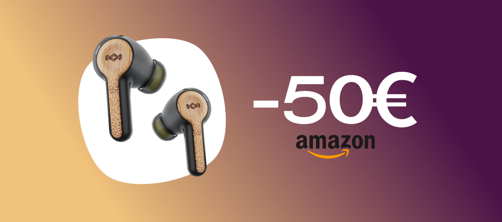 Auricolari wireless House of Marley: eco-sostenibili e scontati di 50€