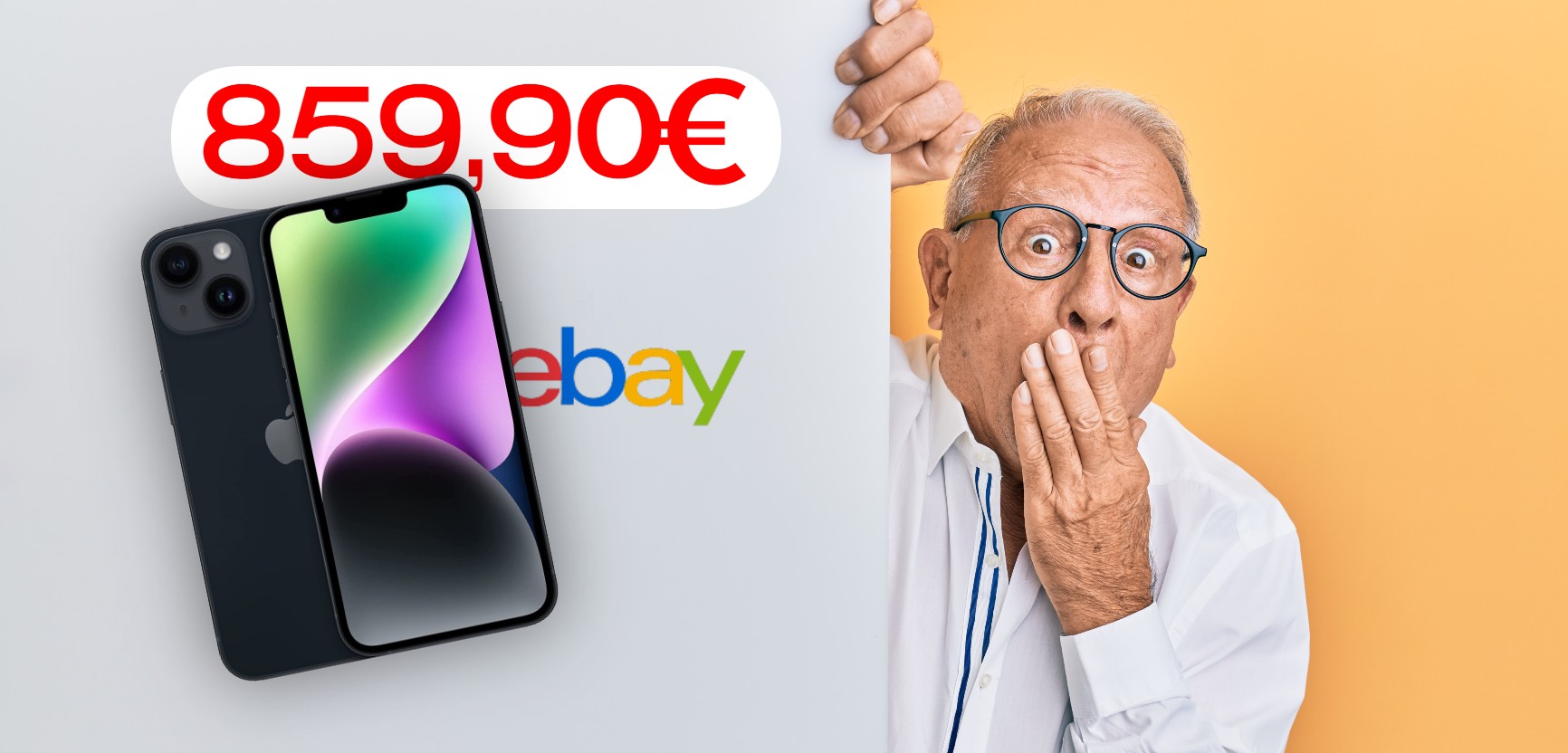 iPhone 14 al nuovo MINIMO STORICO: l'AFFARE è su eBay, tuo a meno di 860€